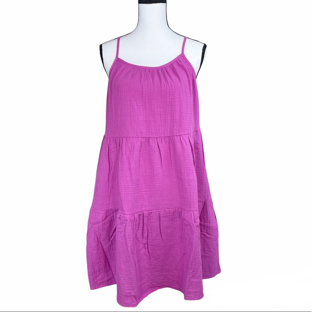 NWT Universal Thread Pink Tiered Tank Dress